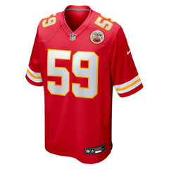 Cooper McDonald Kansas City Chiefs Team Game Jersey - Red