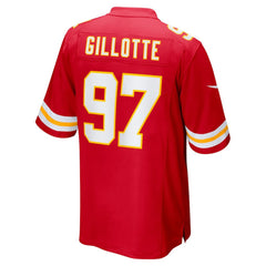 Ashton Gillotte Kansas City Chiefs Team Game Jersey - Red