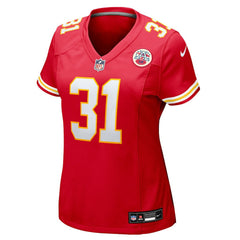 Jeffrey Bassa Kansas City Chiefs Women's Team Game Jersey - Red