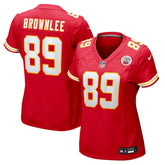 Jason Brownlee Kansas City Chiefs Women's Team Game Jersey - Red