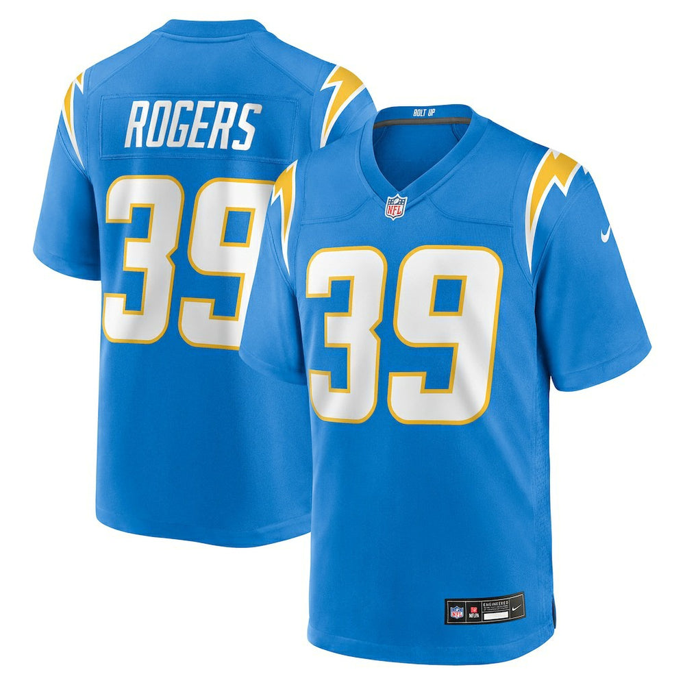 Eric Rogers Los Angeles Chargers Team Game Jersey - Powder Blue