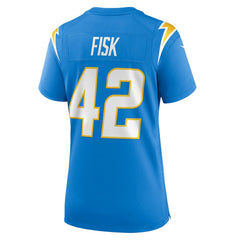 Tucker Fisk Los Angeles Chargers Women's Team Game Jersey - Powder Blue