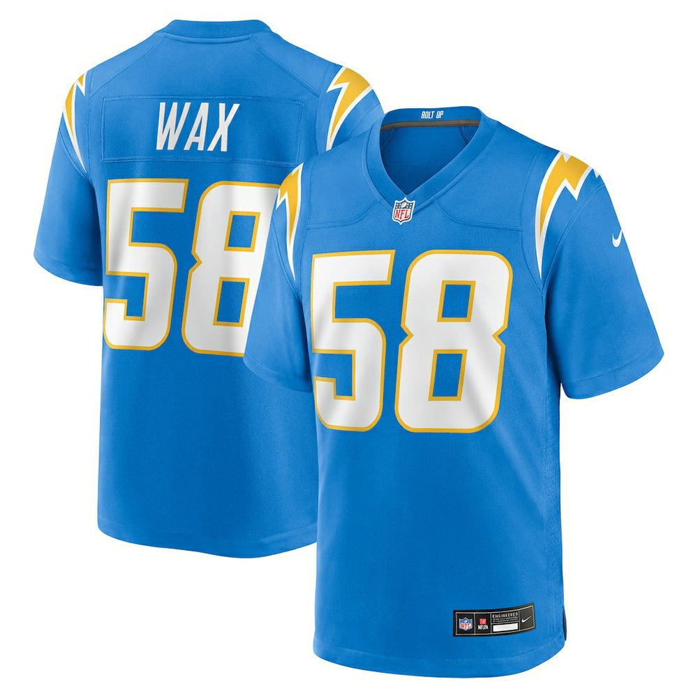 Marlowe Wax Los Angeles Chargers Team Game Jersey - Powder Blue