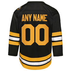 Boston Bruins Youth Home Custom Replica Jersey Black