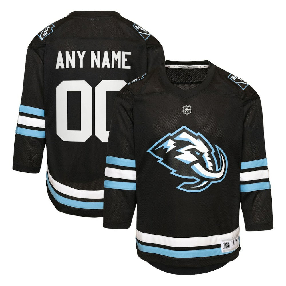 Utah Mammoth Youth Home Replica Custom Jersey Black