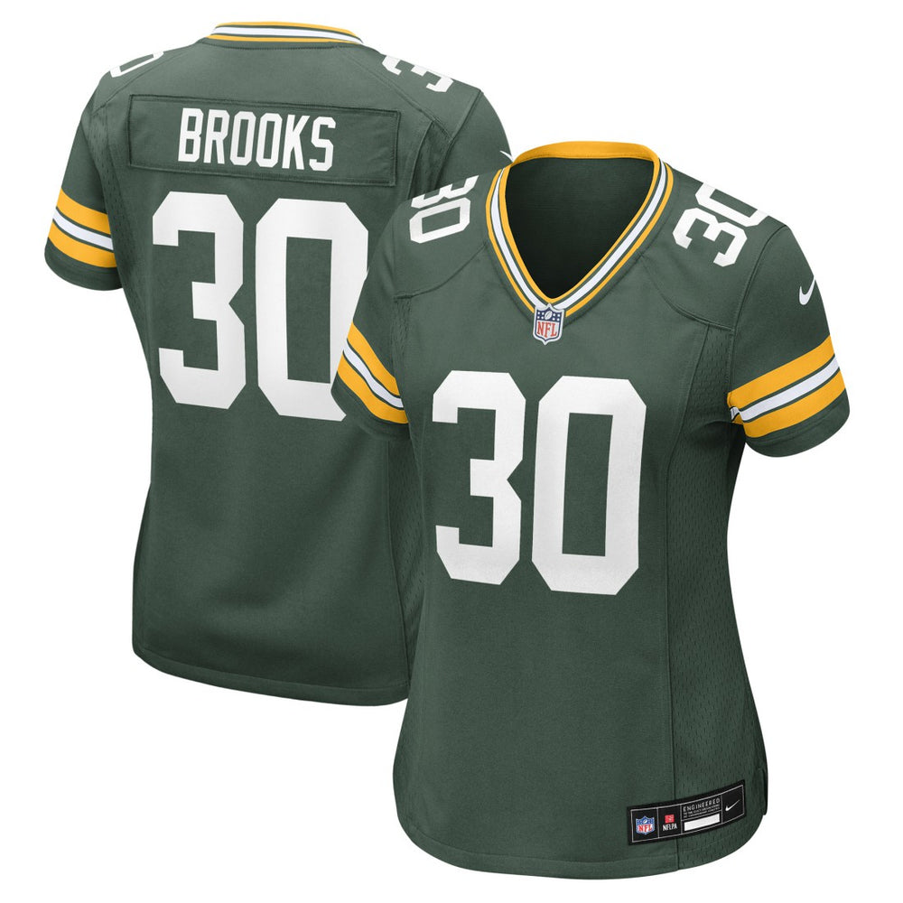 Chris Brooks Green Bay Packers Women's Team Game Jersey - Green