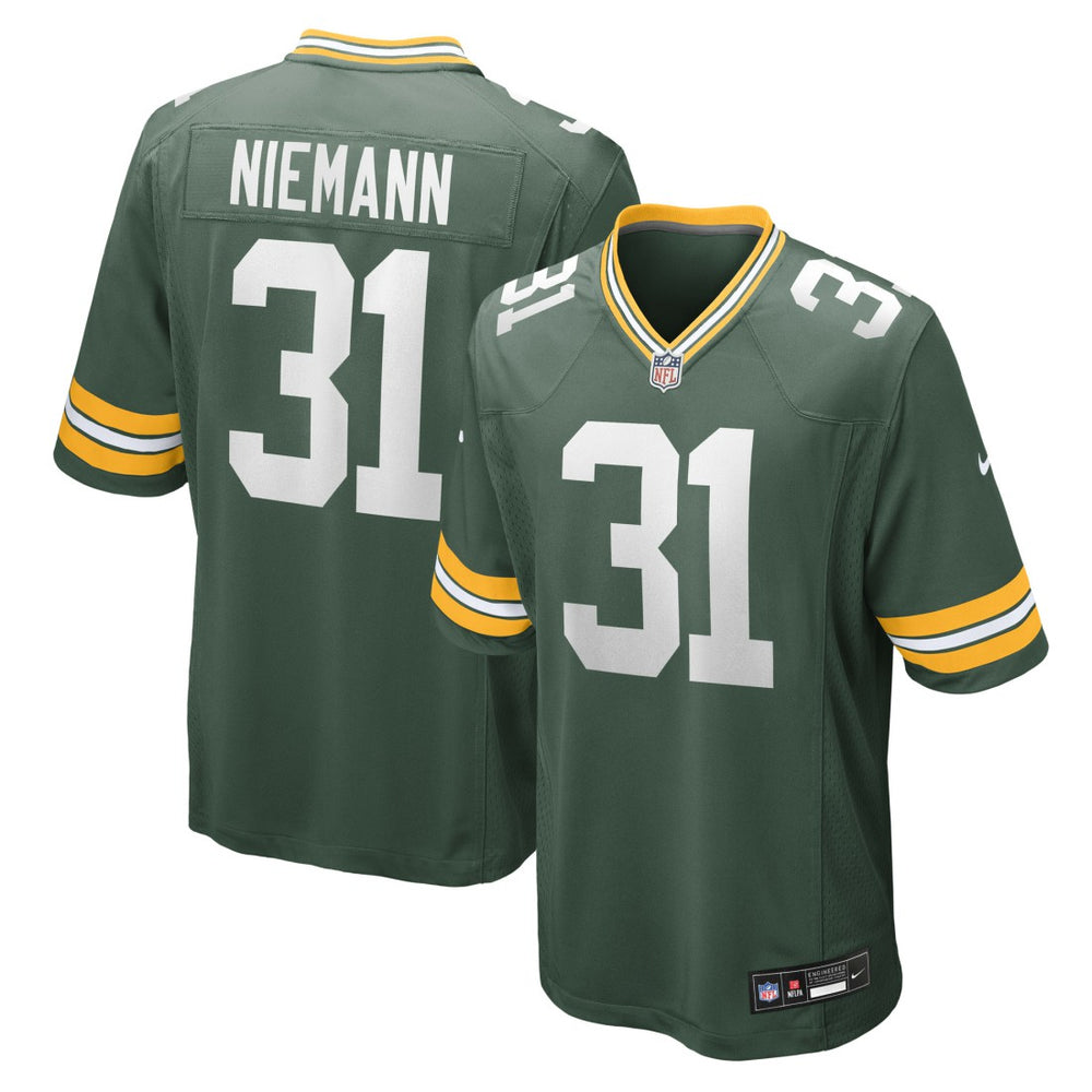 Nick Niemann Green Bay Packers Team Game Jersey - Green