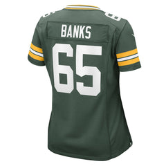 Aaron Banks Green Bay Packers Women's Team Game Jersey - Green