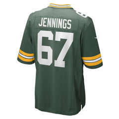 Donovan Jennings Green Bay Packers Team Game Jersey - Green