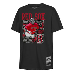 David Ortiz Boston Red Sox Youth Cooperstown Star Moment T-Shirt Black | Mitchell & Ness