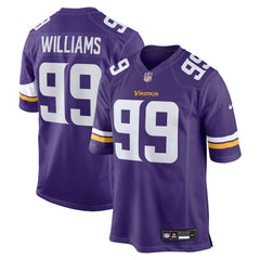 Elijah Williams Minnesota Vikings Team Game Jersey - Purple
