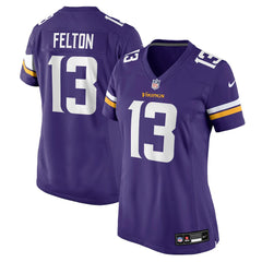 Tai Felton Minnesota Vikings Women's Team Game Jersey - Purple