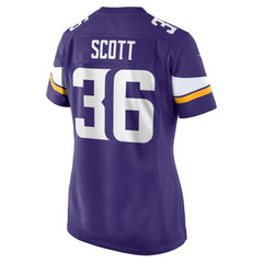 Zavier Scott Minnesota Vikings Women's Team Game Jersey - Purple