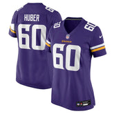 Joe Huber Minnesota Vikings Women's Team Game Jersey - Purple