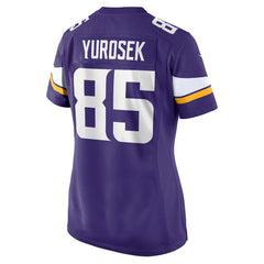 Ben Yurosek Minnesota Vikings Women's Team Game Jersey - Purple