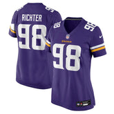 Bo Richter Minnesota Vikings Women's Team Game Jersey - Purple