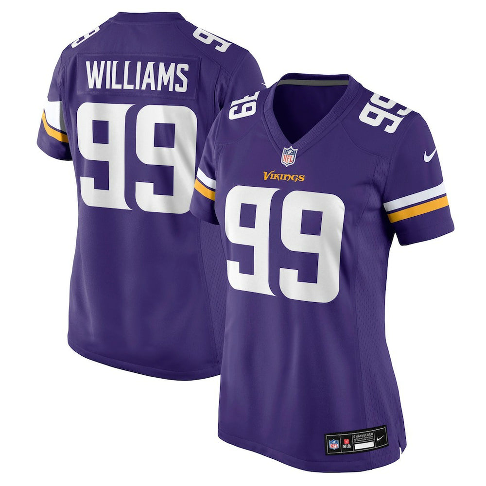 Elijah Williams Minnesota Vikings Women's Team Game Jersey - Purple