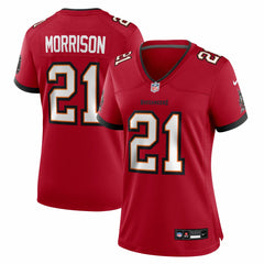 Benjamin Morrison Tampa Bay Buccaneers Women's Team Game Jersey - Red