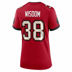 Rashad Wisdom Tampa Bay Buccaneers Women's Team Game Jersey - Red