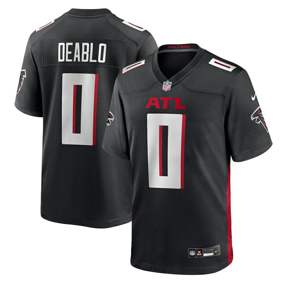 Divine Deablo Atlanta Falcons Team Game Jersey - Black