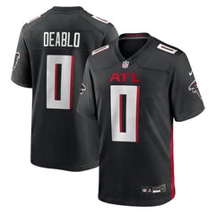 Divine Deablo Atlanta Falcons Team Game Jersey - Black