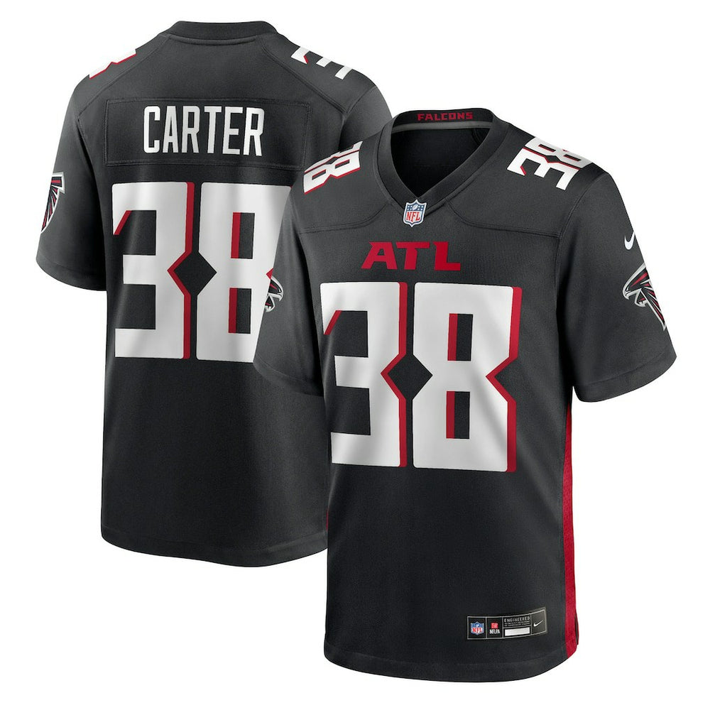 Nathan Carter Atlanta Falcons Team Game Jersey - Black