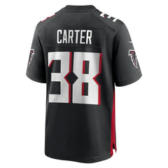 Nathan Carter Atlanta Falcons Team Game Jersey - Black