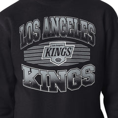 Los Angeles Kings Starter Team Grit Graphic Fleece Pullover Sweatshirt Black