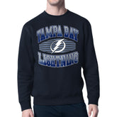 Tampa Bay Lightning Starter Team Grit Graphic Fleece Pullover Sweatshirt Navy