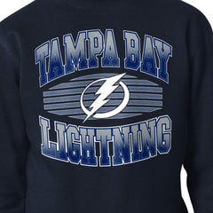 Tampa Bay Lightning Starter Team Grit Graphic Fleece Pullover Sweatshirt Navy