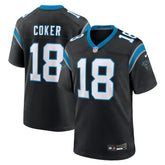 Jalen Coker Carolina Panthers Team Game Jersey - Black