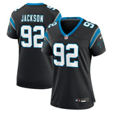 Cam Jackson Carolina Panthers Women's Team Game Jersey - Black