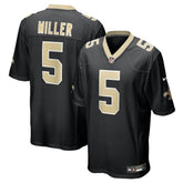 Kendre Miller New Orleans Saints Team Game Jersey - Black
