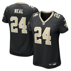 Devin Neal New Orleans Saints Women's Team Game Jersey - Black