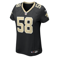 Chris Rumph II New Orleans Saints Women's Team Game Jersey - Black