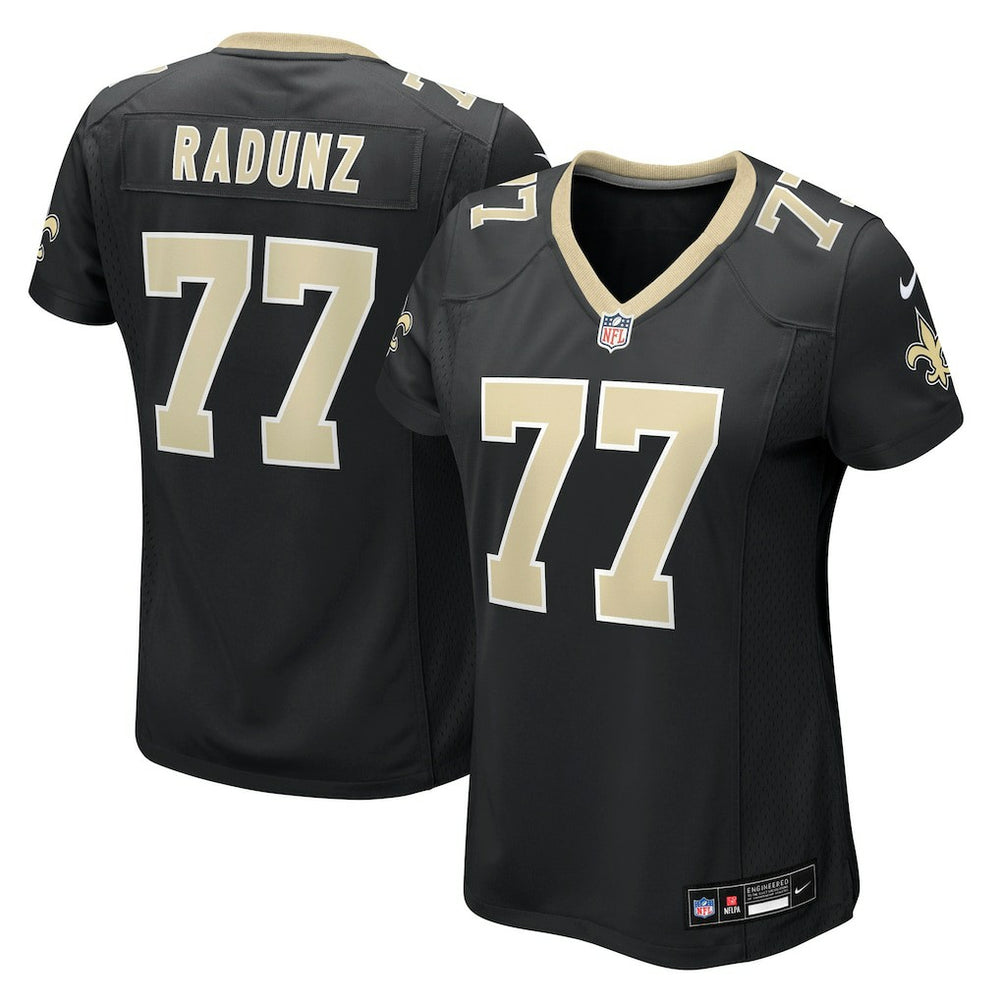 Dillon Radunz New Orleans Saints Women's Team Game Jersey - Black