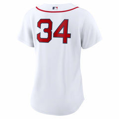 David Ortiz Boston Red Sox Women's Home Replica Player Jersey - White