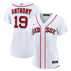 Roman Anthony Boston Red Sox Women's Home Replica Player Jersey - White