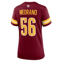 Kain Medrano Washington Commanders Women's Team Game Jersey - Burgundy
