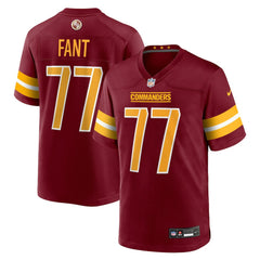 George Fant Washington Commanders Team Game Jersey - Burgundy