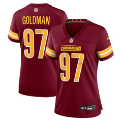 Eddie Goldman Washington Commanders Women's Team Game Jersey - Burgundy