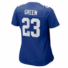 Art Green New York Giants Women's Team Game Jersey - Royal