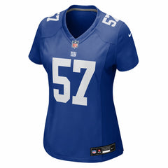 Chauncey Golston New York Giants Women's Team Game Jersey - Royal