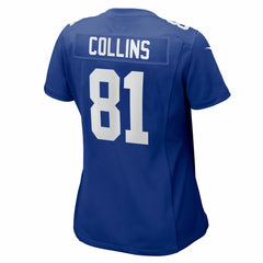 Beaux Collins New York Giants Women's Team Game Jersey - Royal