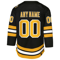 Boston Bruins Youth Home Custom Premier Jersey Black