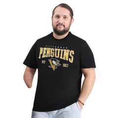Pittsburgh Penguins G-III Sports by Carl Banks Adaptive Classic Team Graphic T-Shirt Black