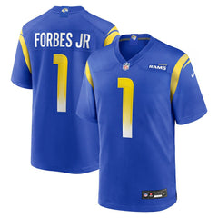 Emmanuel Forbes Jr. Los Angeles Rams Team Game Jersey - Royal