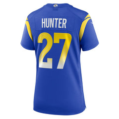 Jarquez Hunter Los Angeles Rams Women's Team Game Jersey - Royal
