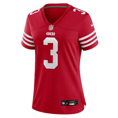 Brian Robinson Jr. San Francisco 49ers Women's Team Game Jersey - Scarlet