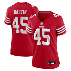 Nick Martin San Francisco 49ers Women's Team Game Jersey - Scarlet